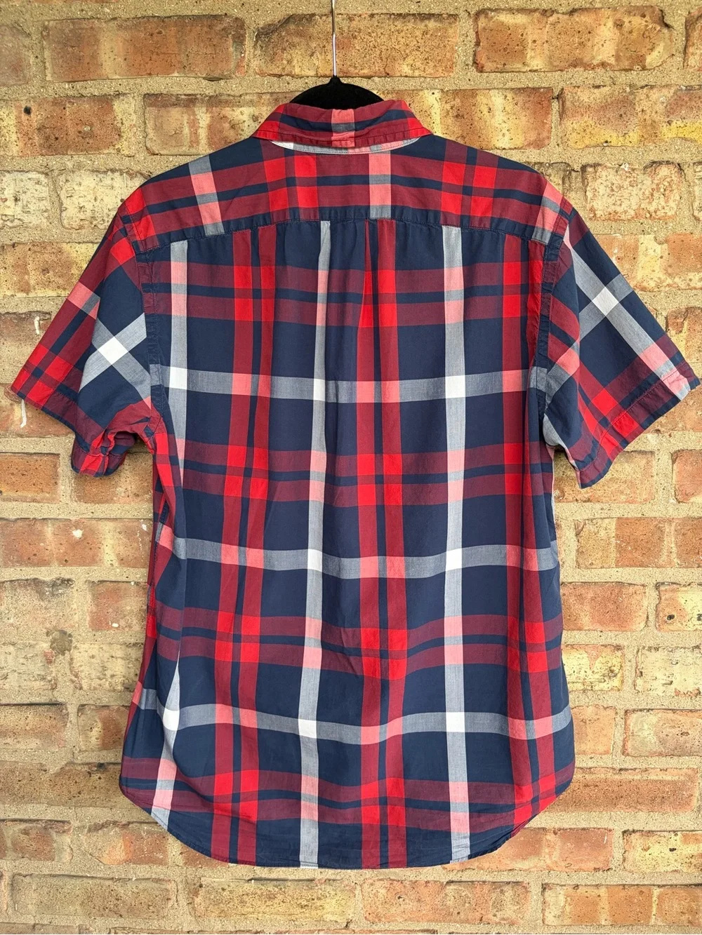 J. Crew Lightweight Short Sleeve Plaid Shirt